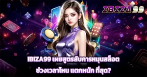 เผยสูตรลับการหมุนสล็อต IBIZA99